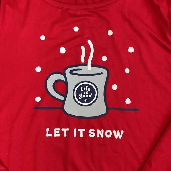 NWT Life is Good “let it snow” nightgown, size small - Picture 2 of 5